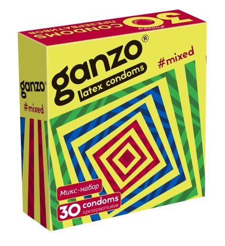 Микс-набор из 30 презервативов Ganzo Mixed - Ganzo - купить с доставкой в Архангельске