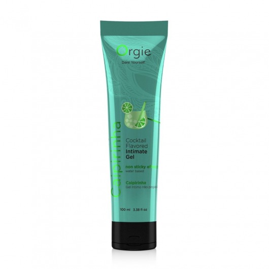 Съедобный интимный гель Orgie Lube Tube Cocktail Caipirinha - 100 мл. - ORGIE - купить с доставкой в Архангельске