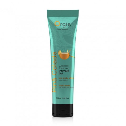 Съедобный интимный гель Orgie Lube Tube Cocktail Pina Colada - 100 мл. - ORGIE - купить с доставкой в Архангельске
