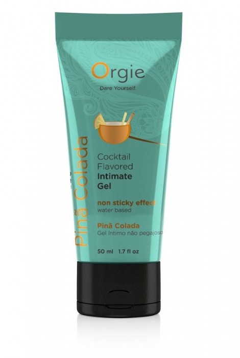 Съедобный интимный гель Orgie Lube Tube Cocktail Pina Colada - 50 мл. - ORGIE - купить с доставкой в Архангельске