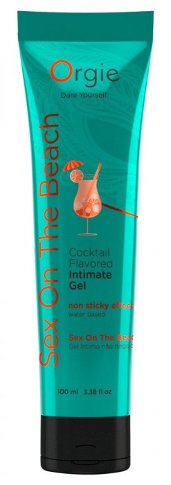 Съедобный интимный гель Orgie Lube Tube Cocktail Sex On The Beach - 100 мл. - ORGIE - купить с доставкой в Архангельске