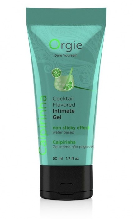 Съедобный интимный гель Orgie Lube Tube Cocktail Caipirinha - 50 мл. - ORGIE - купить с доставкой в Архангельске