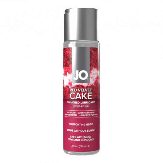 Лубрикант на водной основе JO H2O Red Velvet Cake Flavored Lubricant - 60 мл. - System JO - купить с доставкой в Архангельске