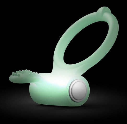 Светящееся в темноте эрекционное виброкольцо Power Clit - Dorcel - в Архангельске купить с доставкой