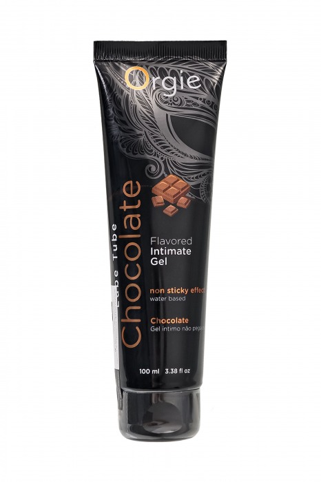 Интимный гель на водной основе Lube Tube Chocolate с шоколадным вкусом - 100 мл. - ORGIE - купить с доставкой в Архангельске