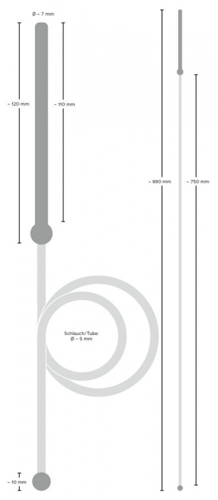 Уретральный катетер Piss To Mouth Dilator - Orion - купить с доставкой в Архангельске