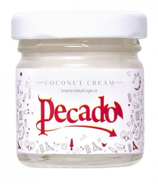 Массажная свеча Сoconut Cream - 35 мл. - Pecado - купить с доставкой в Архангельске