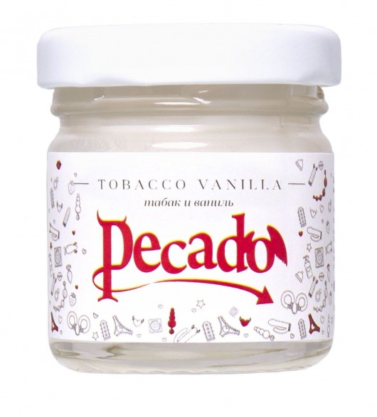 Массажная свеча Tobacco Vanilla - 35 мл. - Pecado - купить с доставкой в Архангельске