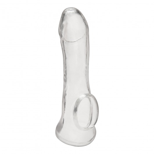 Прозрачная насадка на пенис Transparent Penis Enhancing Sleeve Extension - 15,9 см. - BlueLine - в Архангельске купить с доставкой