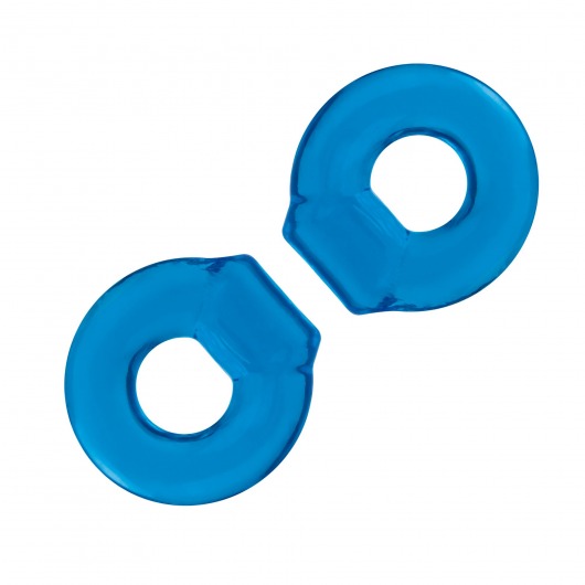 Комплект из двух колец для пениса 2-Pack Ultra-Stretch Stamina Endurance Ring - BlueLine - в Архангельске купить с доставкой