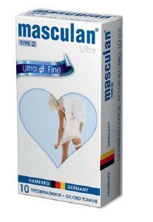 Ультратонкие презервативы Masculan Ultra Fine с обильной смазкой - 10 шт. - Masculan - купить с доставкой в Архангельске