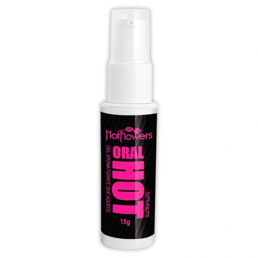 Гель для оральных ласк Oral Hot с согревающим эффектом - 15 гр. - HotFlowers - купить с доставкой в Архангельске