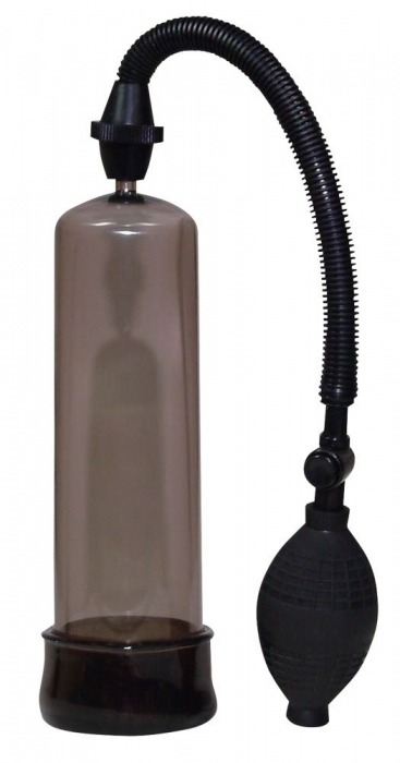 Вакуумная помпа черного цвета - 20 см. - Orion - в Архангельске купить с доставкой