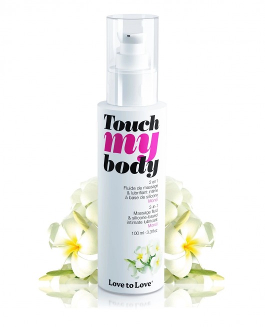 Силиконовый лубрикант 2-в-1 Touch My Body с ароматом моной - 100 мл. - Love to Love - купить с доставкой в Архангельске