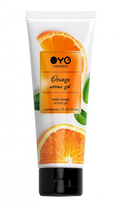 Лубрикант на водной основе OYO Aroma Gel Orange с ароматом апельсина - 75 мл. - OYO - купить с доставкой в Архангельске