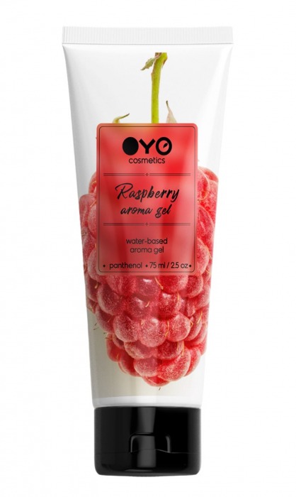 Лубрикант на водной основе OYO Aroma Gel Raspberry с ароматом малины - 75 мл. - OYO - купить с доставкой в Архангельске