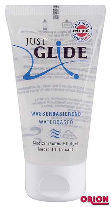 Вагинальная смазка на водной основе JUSTGLIDE - 50 мл. - Orion - купить с доставкой в Архангельске