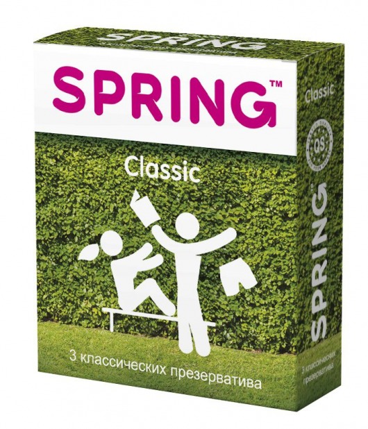 Классические презервативы SPRING CLASSIC - 3 шт. - SPRING - купить с доставкой в Архангельске