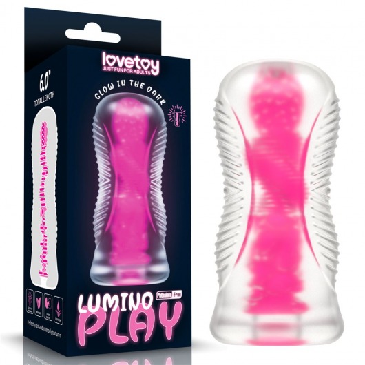 Светящийся в темноте мастурбатор 6.0 Lumino Play Masturbator - Lovetoy - в Архангельске купить с доставкой
