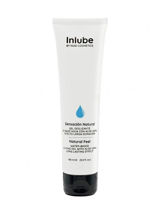 Интимный лубрикант с алоэ вера Inlube Natural Feel - 100 мл. - Nuei cosmetics - купить с доставкой в Архангельске