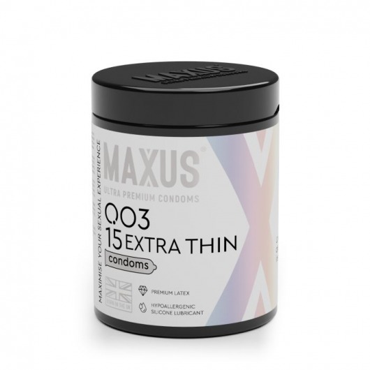 Экстремально тонкие презервативы MAXUS 003 Extra Thin - 15 шт. - Maxus - купить с доставкой в Архангельске