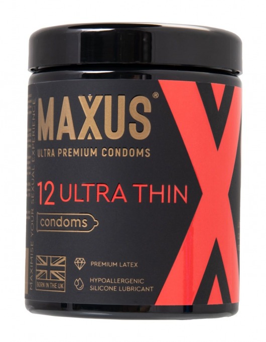 Ультратонкие презервативы MAXUS Ultra Thin - 12 шт. - Maxus - купить с доставкой в Архангельске