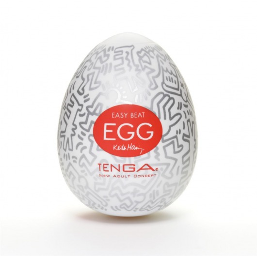 Мастурбатор-яйцо Keith Haring EGG PARTY - Tenga - в Архангельске купить с доставкой