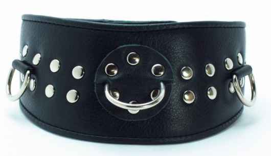 Кожаный ошейник для эротических игр - БДСМ Арсенал - купить с доставкой в Архангельске