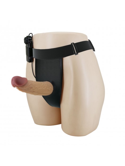 Полый вибрострапон на регулируемых трусиках Draven - 17,5 см. - Baile - купить с доставкой в Архангельске