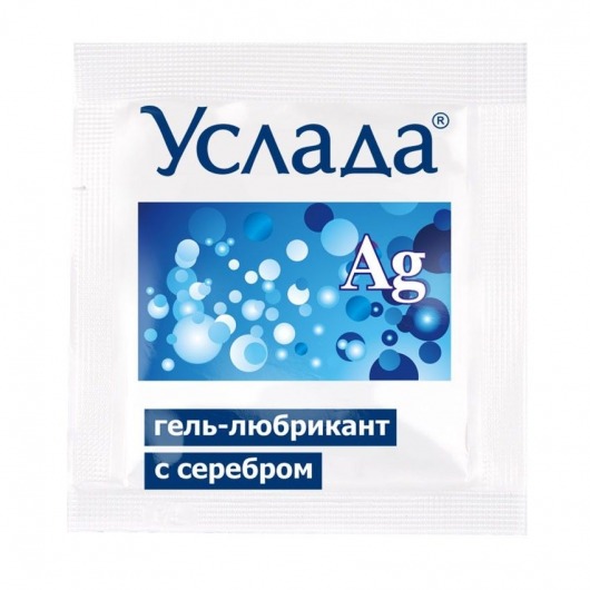 Гель-лубрикант «Услада с серебром» - 3 гр. - Биоритм - купить с доставкой в Архангельске