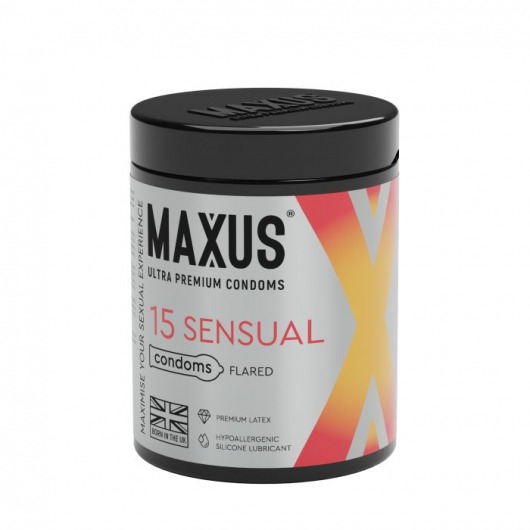 Анатомические презервативы MAXUS Sensual - 15 шт. - Maxus - купить с доставкой в Архангельске
