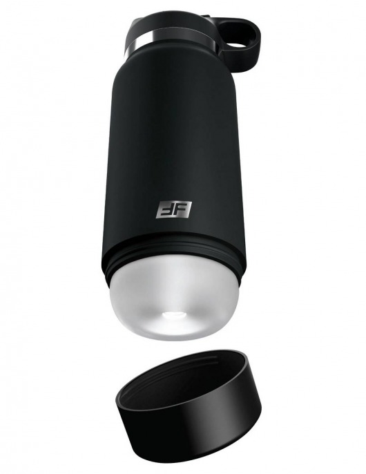 Черный мастурбатор в виде бутылки Fap Flask - Pipedream - в Архангельске купить с доставкой