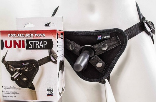 Универсальные трусики Harness UNI strap с корсетом - LOVETOY (А-Полимер) - купить с доставкой в Архангельске