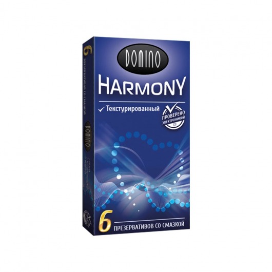 Текстурированные презервативы Domino Harmony - 6 шт. - Domino - купить с доставкой в Архангельске
