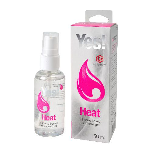 Возбуждающая силиконовая вагинальная смазка Yes Heat - 50 мл. - Sitabella - купить с доставкой в Архангельске