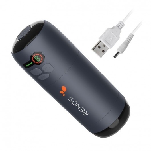 Черный вибромастурбатор Back To The Future - Rends - в Архангельске купить с доставкой