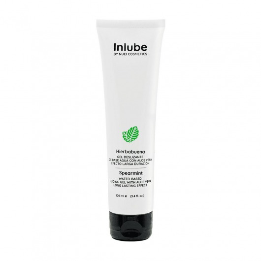 Водный лубрикант Nuei Inlube с алоэ вера и ароматом мяты - 100 мл. - Nuei cosmetics - купить с доставкой в Архангельске