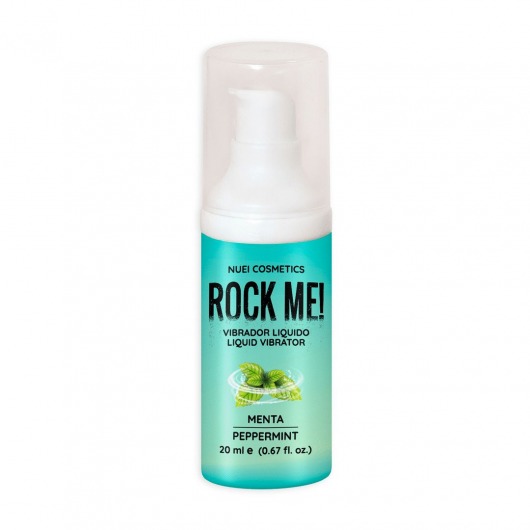 Жидкий вибратор Nuei Rock Me! с ароматом мяты - 20 мл. - Nuei cosmetics - купить с доставкой в Архангельске
