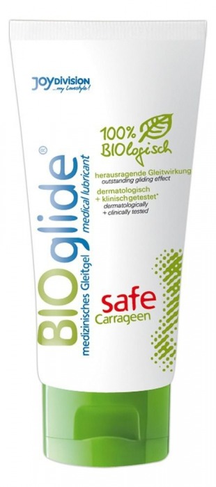 Гель-лубрикант на водной основе BIOglide safe Carrageen - 100 мл. - Joy Division - купить с доставкой в Архангельске