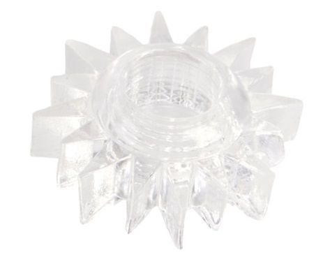 Прозрачное гелевое эрекционное кольцо-солнце - Toyfa Basic - в Архангельске купить с доставкой