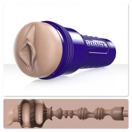 Телесный мастурбатор-вагина Fleshlight Boost Bang - Fleshlight - в Архангельске купить с доставкой