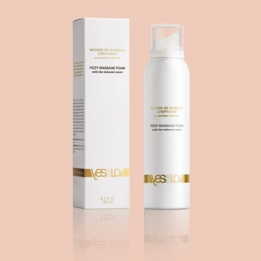 Массажная пена Fizzy Massage Foam - 150 мл. - YESforLOV - купить с доставкой в Архангельске