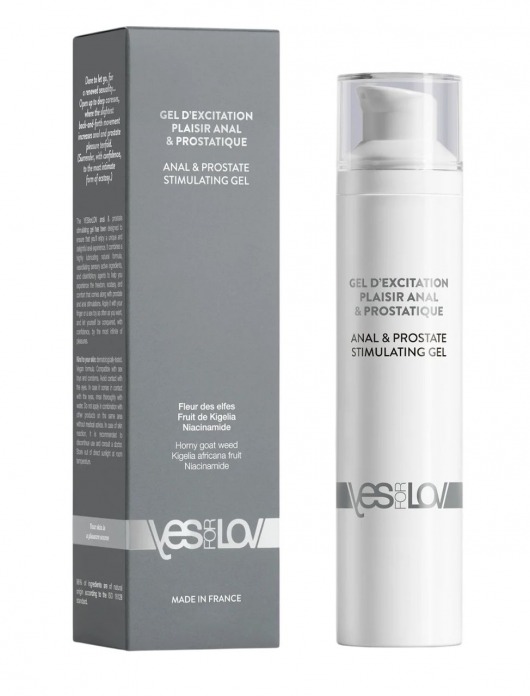 Стимулирующий анальный гель Anal   Prostate Stimulating Gel - 50 мл. - YESforLOV - купить с доставкой в Архангельске