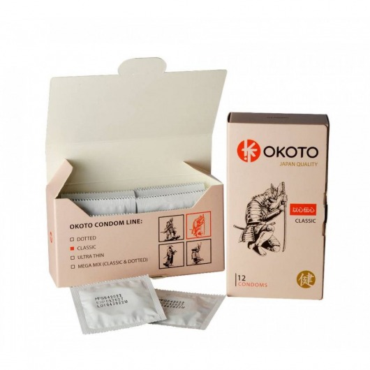 Презервативы OKOTO Classic - 12 шт. - Sitabella - купить с доставкой в Архангельске