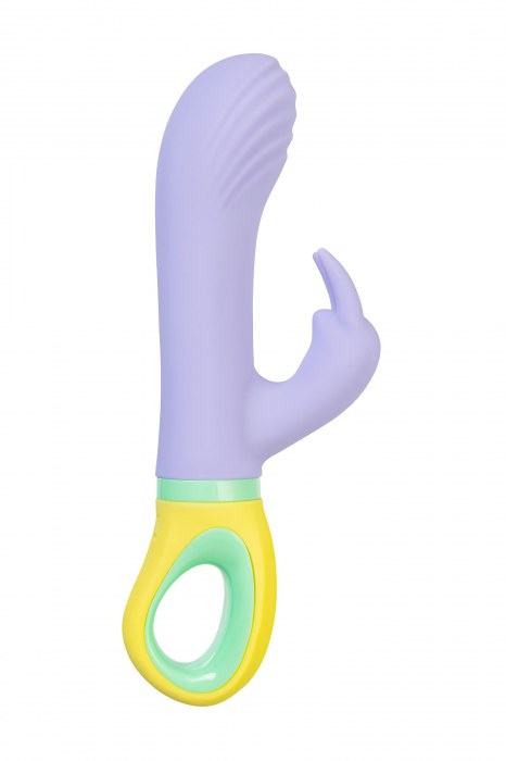 Сиреневый вибратор-кролик Wisteria - 18,5 см. - ToyFa