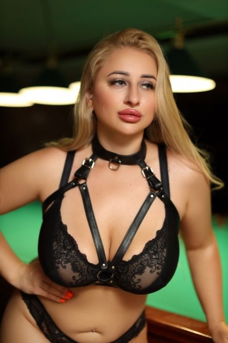 Черная кожаная сбруя с ошейником plus size из нежной кожи - БДСМ Арсенал - купить с доставкой в Архангельске