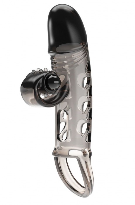 Дымчатая вибронасадка на пенис Mind-blowing Miracles - Baile - в Архангельске купить с доставкой