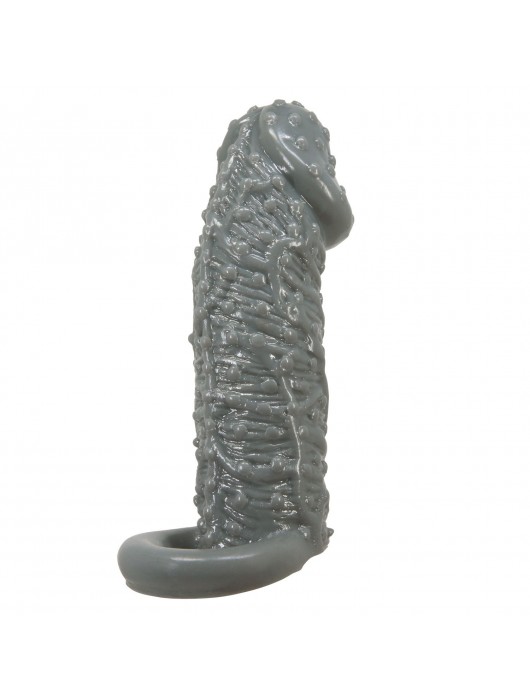 Серая насадка-удлинитель Fogg - 13 см. - Baile - в Архангельске купить с доставкой