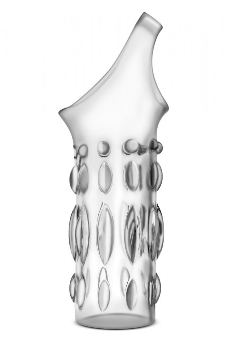 Прозрачная насадка на пенис Stretchy Studded Penis Sleeve Ring - Blush Novelties - в Архангельске купить с доставкой