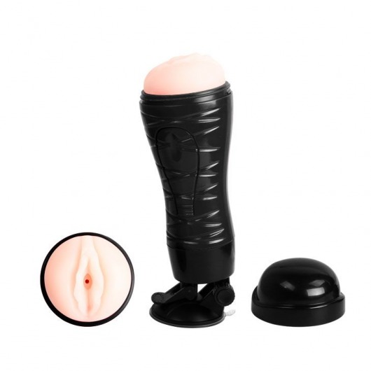 Мастурбатор-вагина Flora с присоской в основании - Baile - в Архангельске купить с доставкой